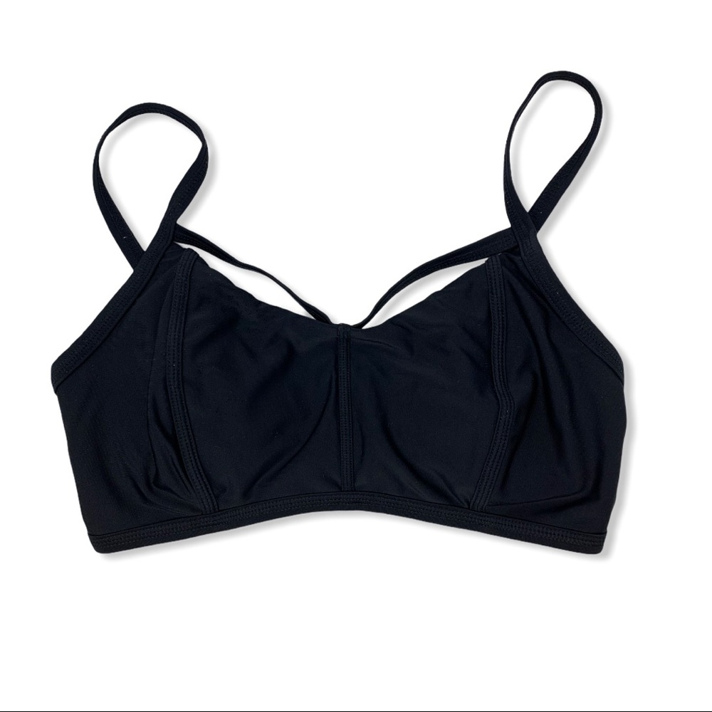 Xhilaration black‎ D/DD friendly bikini top